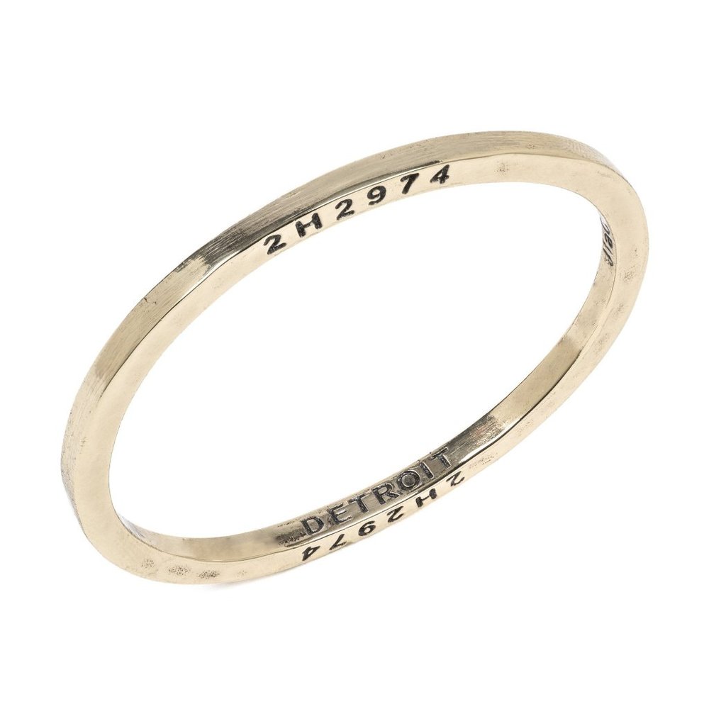 Brass Bangle by The Caliber Collection